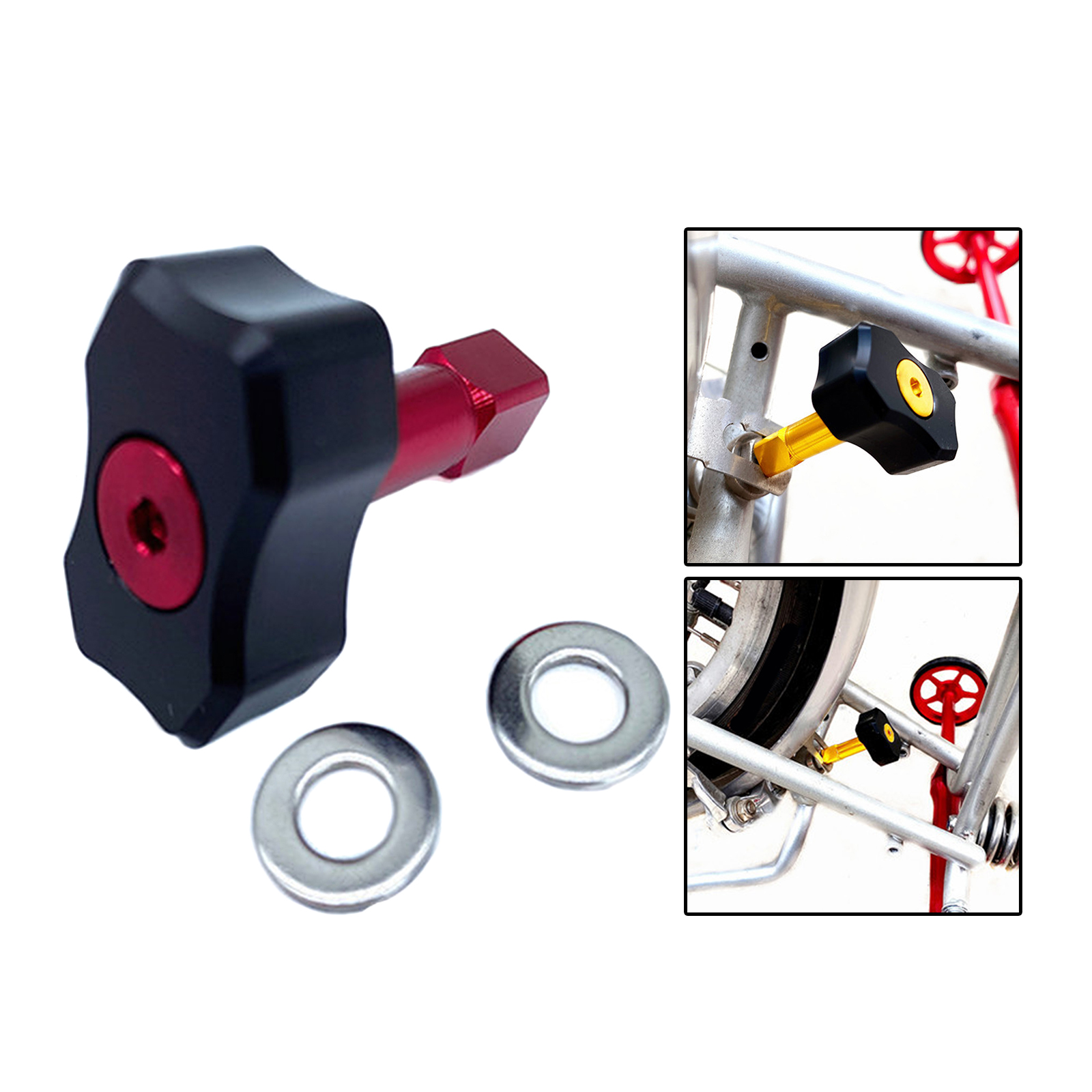 Alloy Bicycle Seat Tube Stop Head Block, Folding Bike Cycling Parking Tray for Brompton, Bikes Parking Equipment