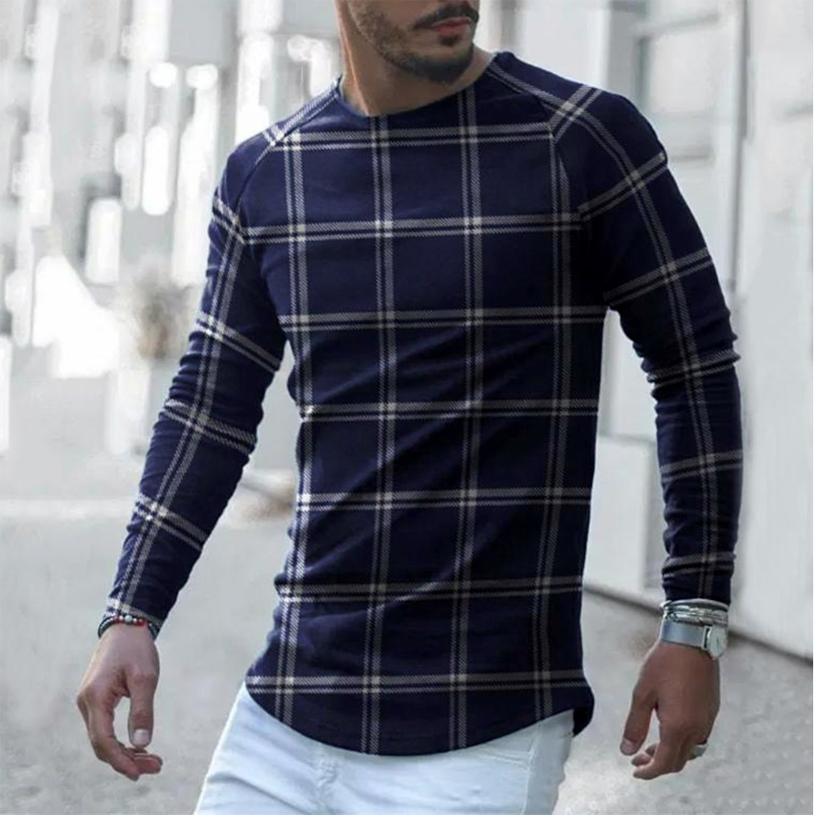 Plaid print shirt Clearance