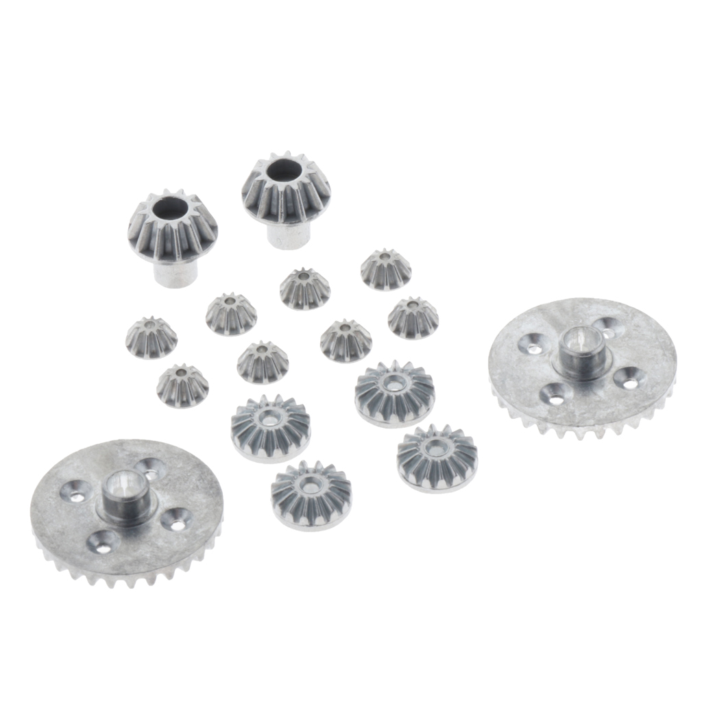 16Pcs 1:14 Model Differential Gears Planetary Gears Accs Kit for 144001