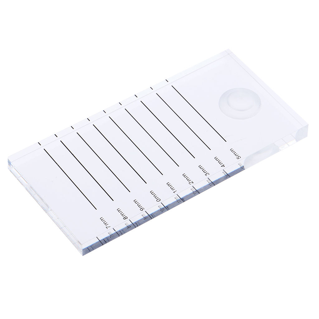 Eyelash Extension Pallet Acrylic Lash Tile Hand Plate Lash Holder Eyelash Tools Adhesive Glue Pallet Holder
