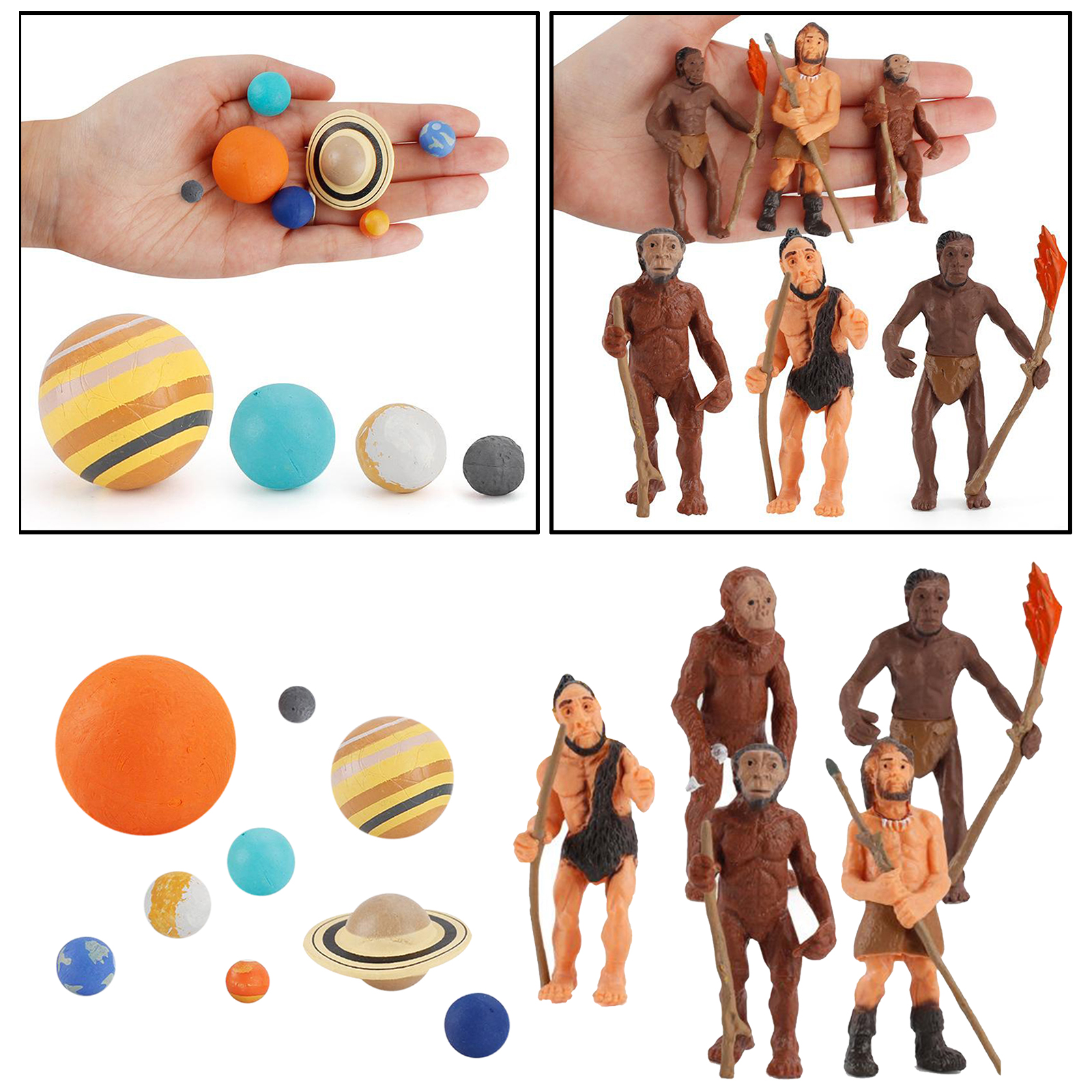 Learning Toys Simulation Human  History Action Figure Toy Kids Cognitive Teaching Aids Birthday Gifts