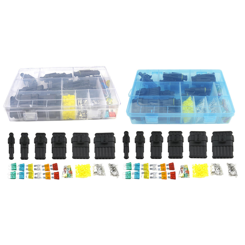 1Set Car Waterproof Wire Connector 1-6Way Terminal Fit for Scooter Motorcyle Truck Boats