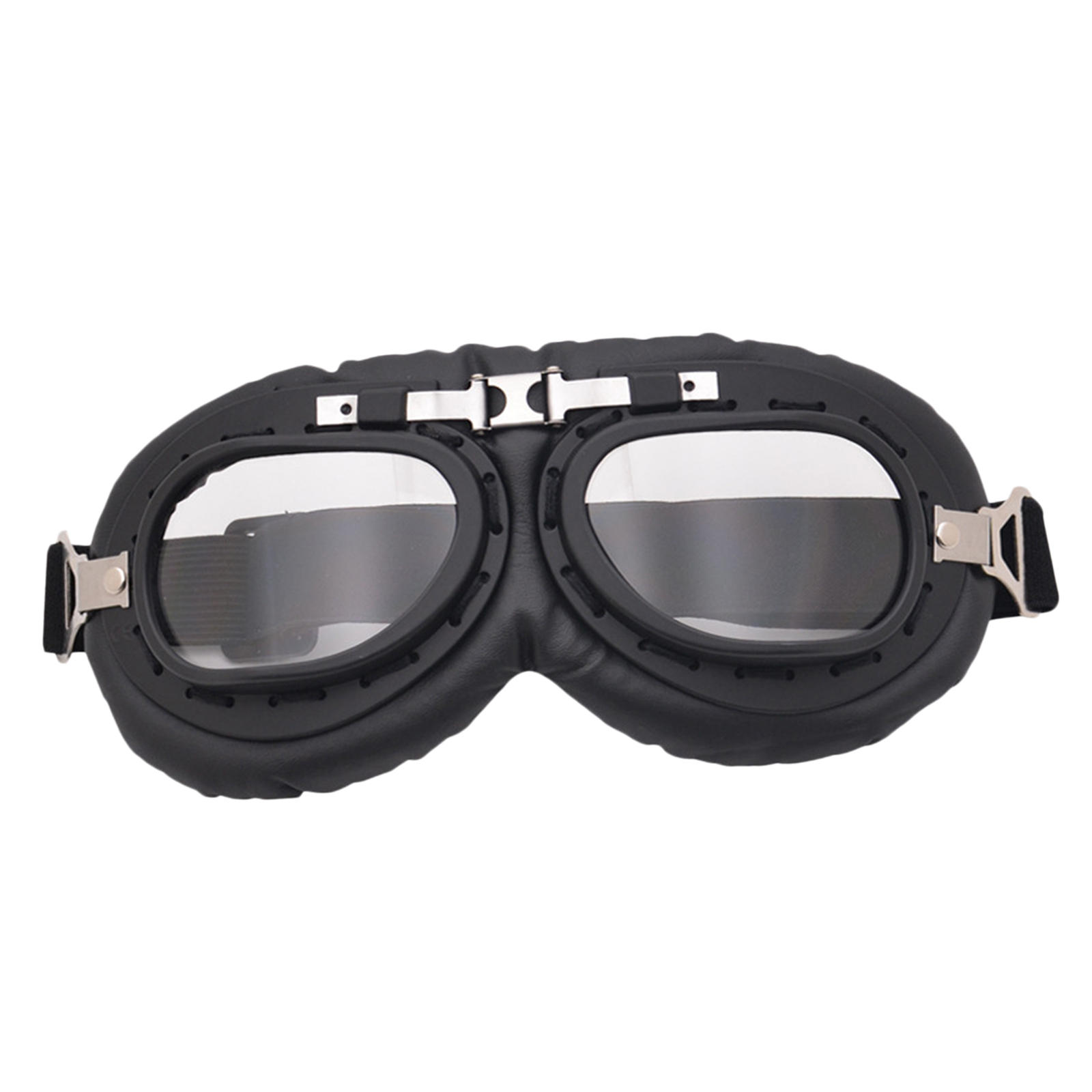 Motorcycle Goggles Pilot Style Sports Glasses for Half Helmet ATV Scooter Off-Road