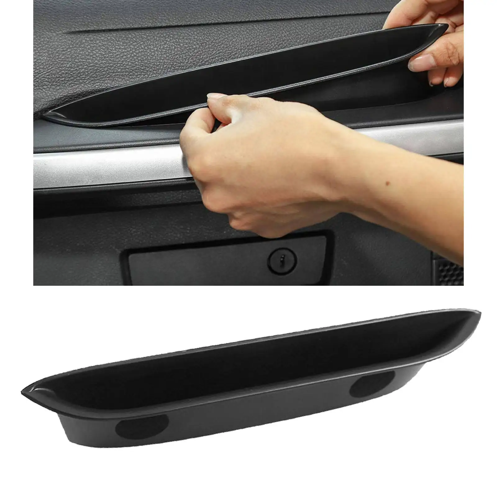 Grab Handle Tray Part Interior ABS Plastic Handrail Storage Box for Jeep Wrangler JK 2011-2018 Unlimited Jku 11-18 Sahara
