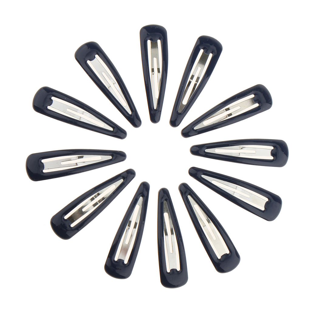 12 Pieces Acrylic Clips Clamps for Hair Decoration Hair Styling DIY Design Skin Color