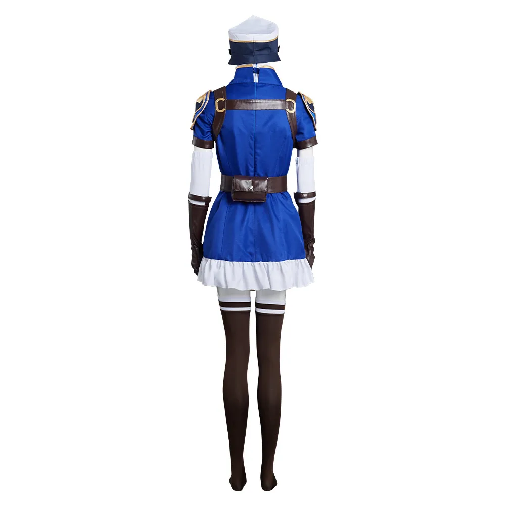 plus size halloween costumes Arcane: LOL - Caitlyn the Sheriff of Piltover Cosplay Costume Outfits Halloween Carnival Suit sexy police woman costume