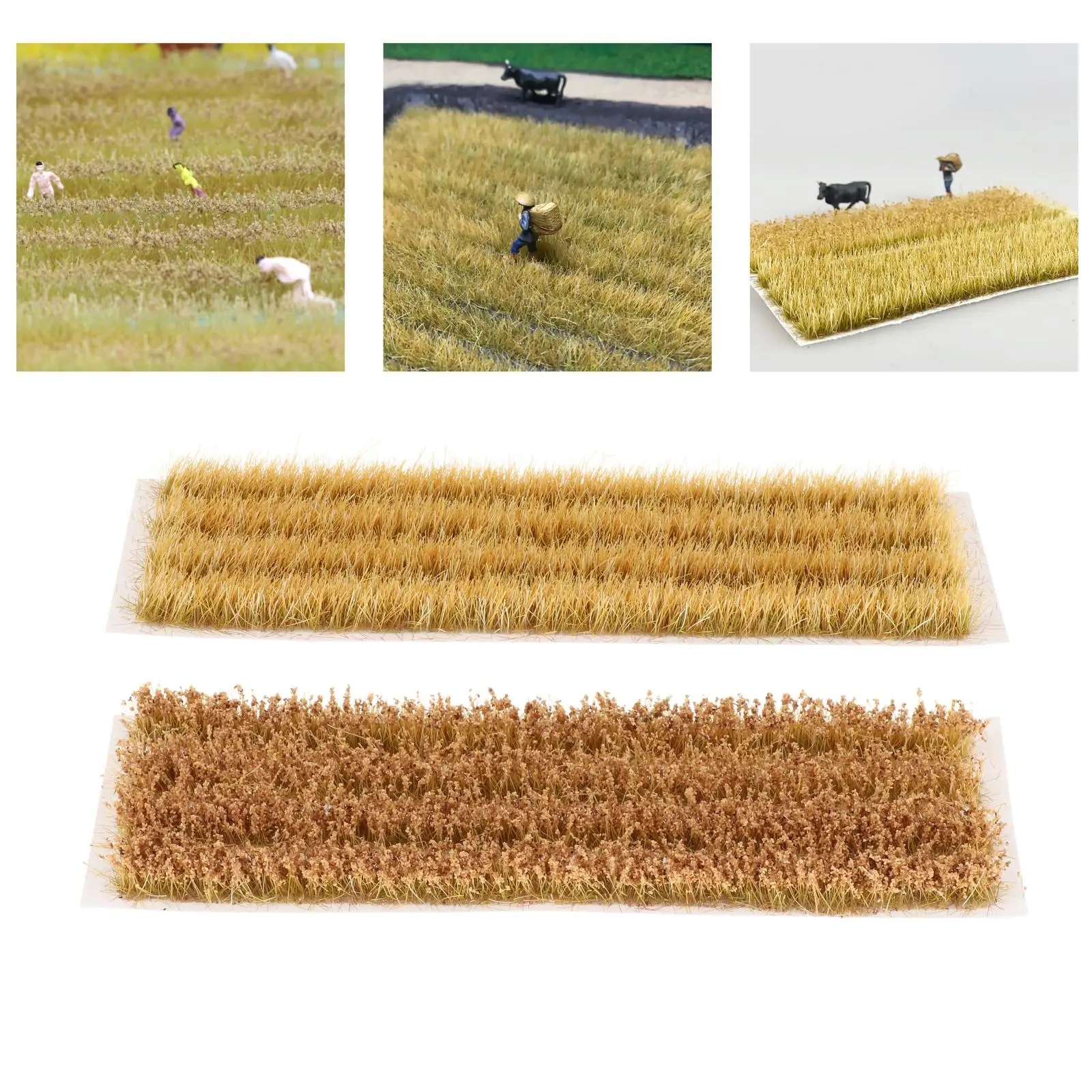 1:72-87 Wheat Field Model For Railway Landscape Railroad Scenery Accessory