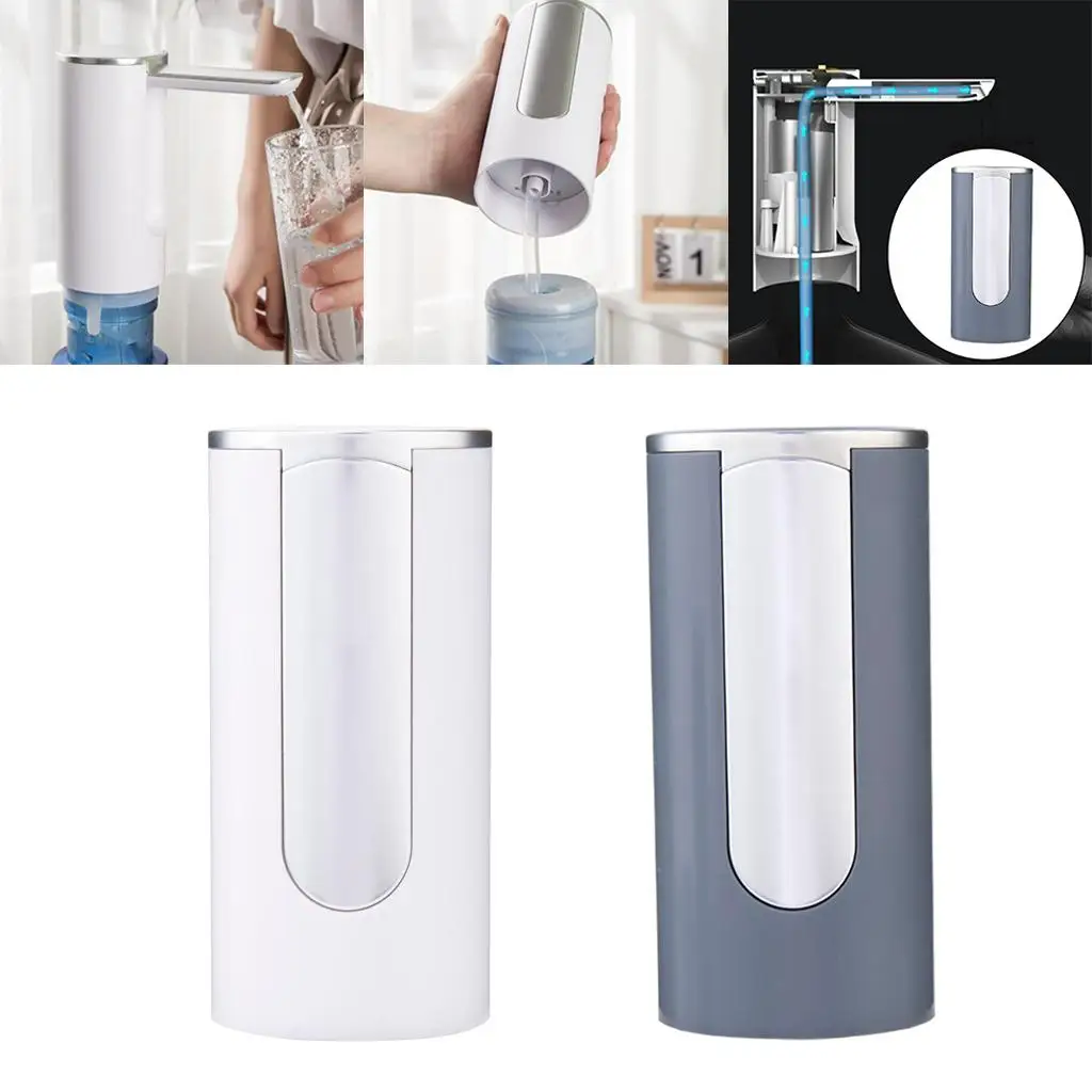 Portable Water Dispenser USB Charging Water Bottle Pump Drinking Water Pump Water Pump for Garage Camping Office Kitchen Picnic