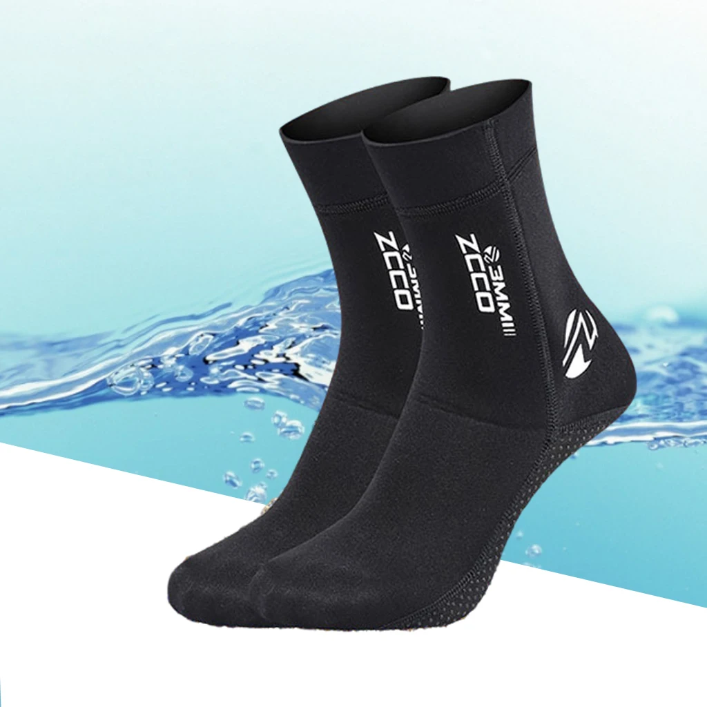 Neoprene Socks Beach Sand Soccer Socks Water Booties for Diving Swimming Surfing Snorkeling Wading Kayaking Hiking Rafting