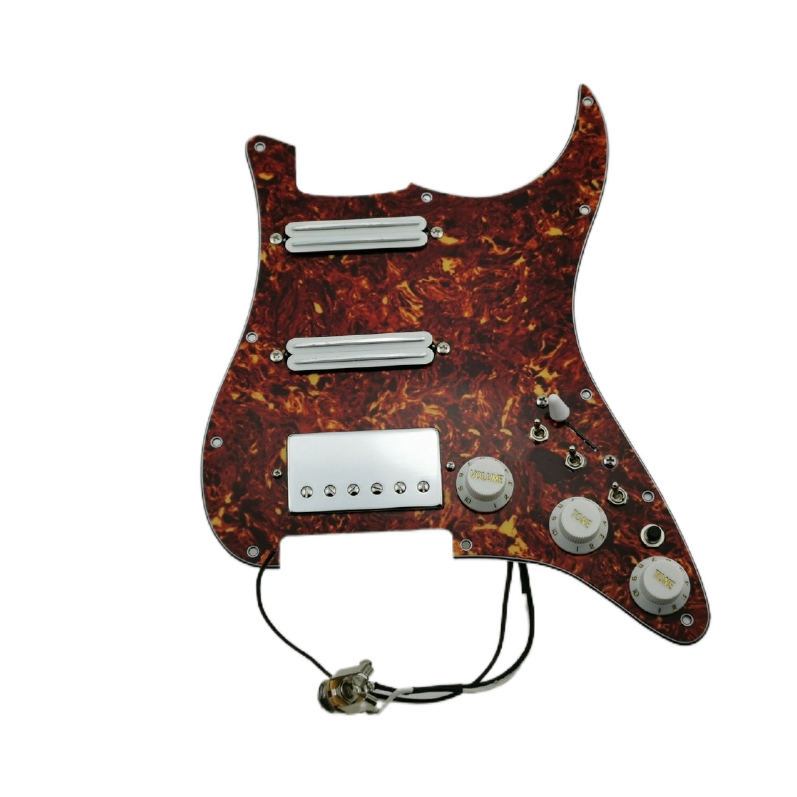 strat humbucker loaded pickguard