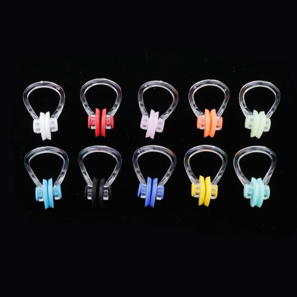 10pcs Comfortable Swim Nose Clip Swimming Adults Kids Swimmers Nose Plug