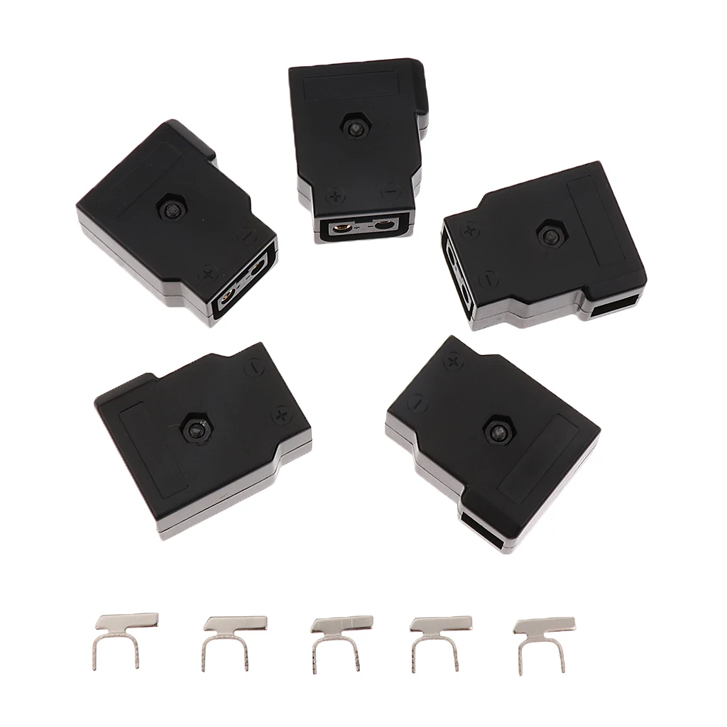 5pcs Camera Battery D-Tap Type B Female DIY Socket Plug For Anton