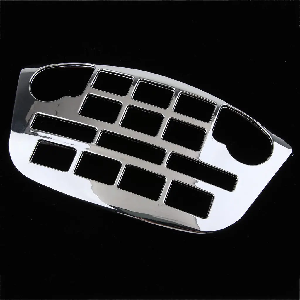 Radio Panel Accent Trim ABS Plastic Chrome Motorcycle Accessories for Honda Goldwing GL1800 2001-2011