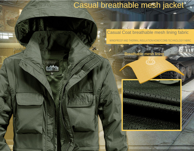 Jacket Army Autumn Men | Army Jacket Men Waterproof | Army Style