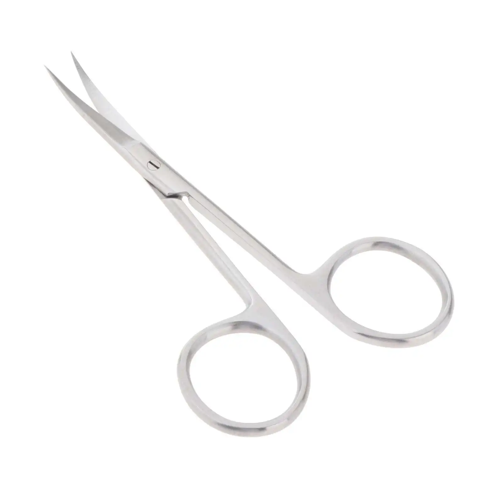 Cuticle Scissors Durable Curved Stainless Steel Multi-Purpose Manicure Tool for Nose Beard Ear Hair Home Use Hotel Travel