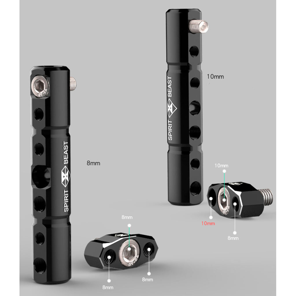 Motorcycle Handlebar Multi Functional Extension Rod With Mounting Parts