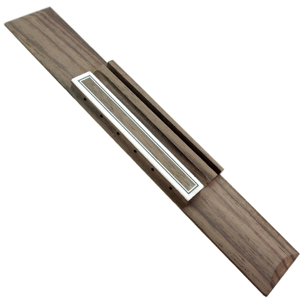 Rosewood Wood Bridge for 6 String Acoustic Classical Guitars Luthier Tool