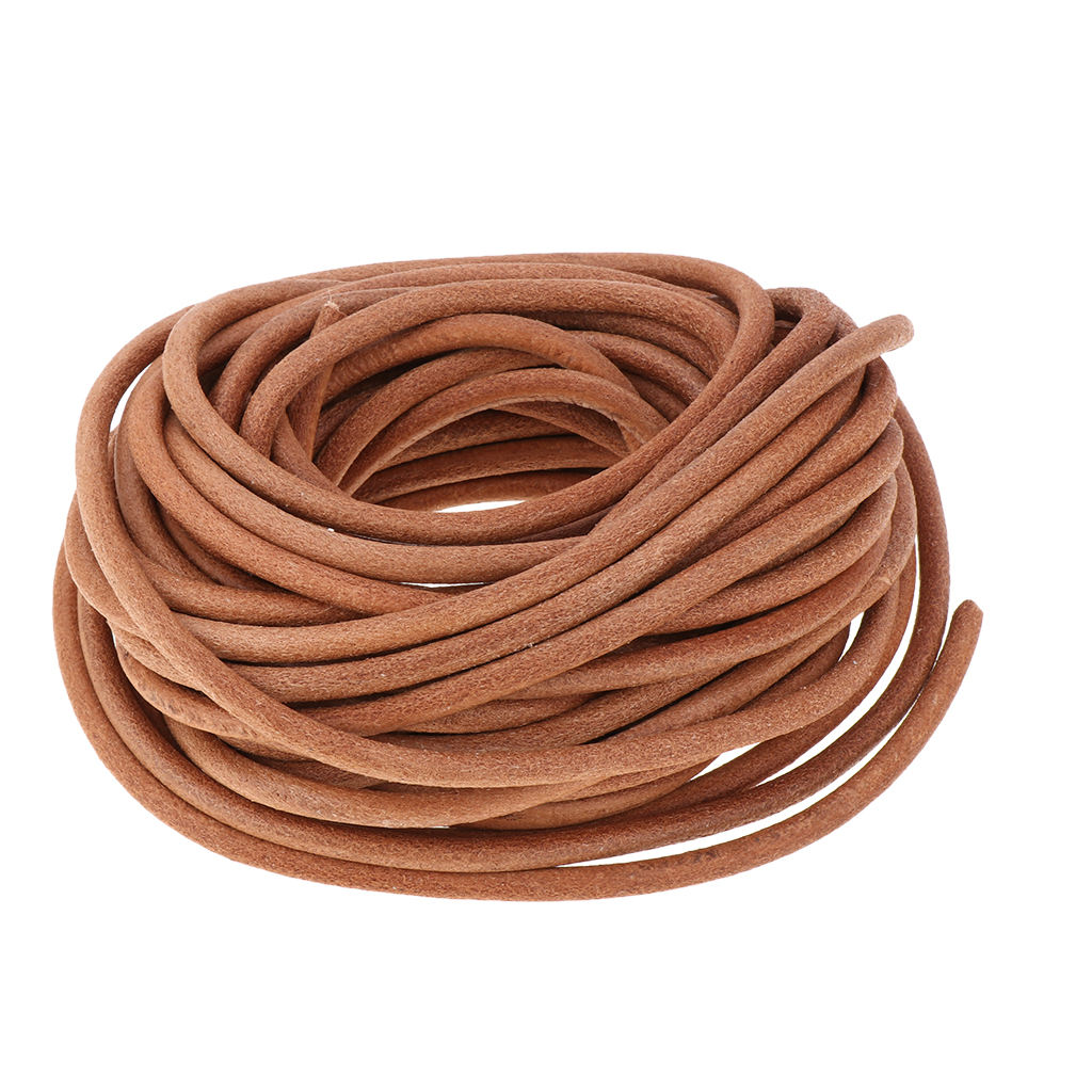 10m Round Leather Cord for Jewelry Making 5mm Diameter DIY Jewelry Cord Faux Suede Leather Cord Leather Rope Leather String