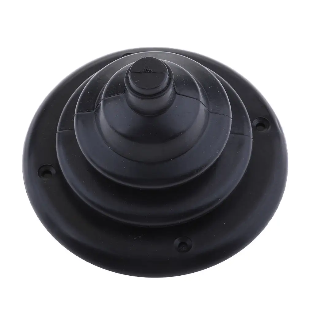 100mm 4 inch Rigging and Cable Boot for Boats - Rigging Hole Cover Black