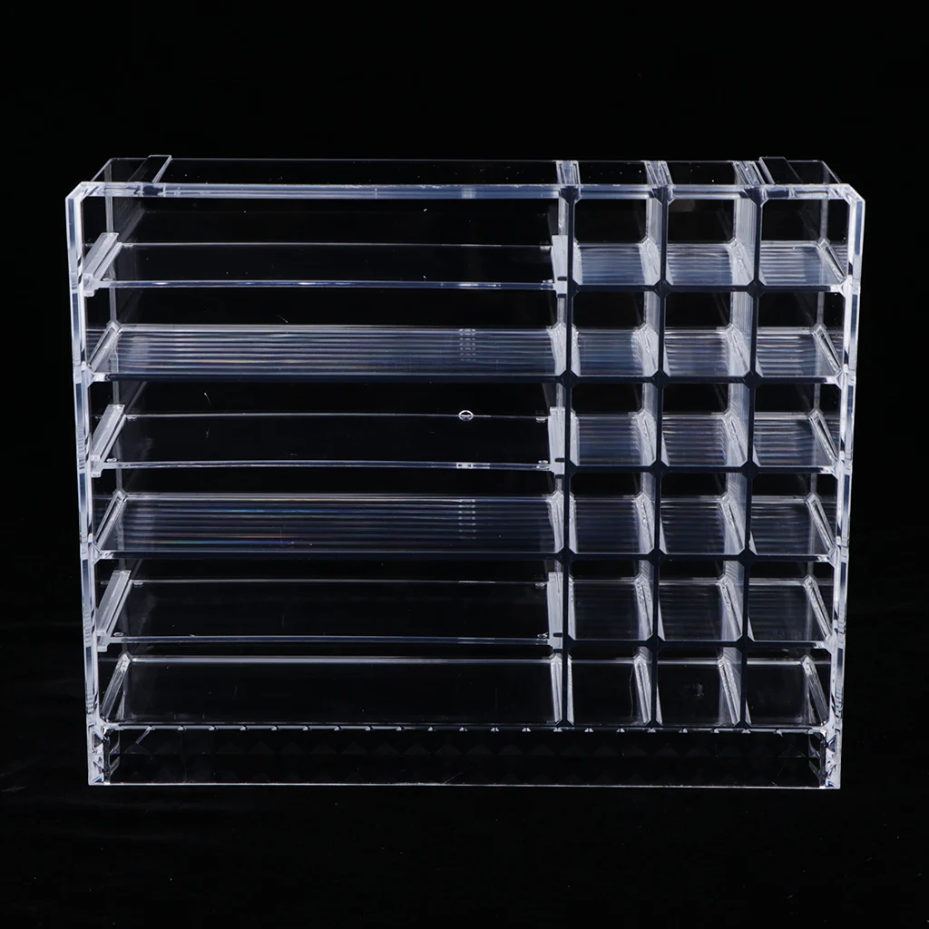 Cosmetic Organizer Clear Acrylic Makeup Box Display Perfume Display Rack Lipstick Stand Rack Cosmetic Organizer Holder Box