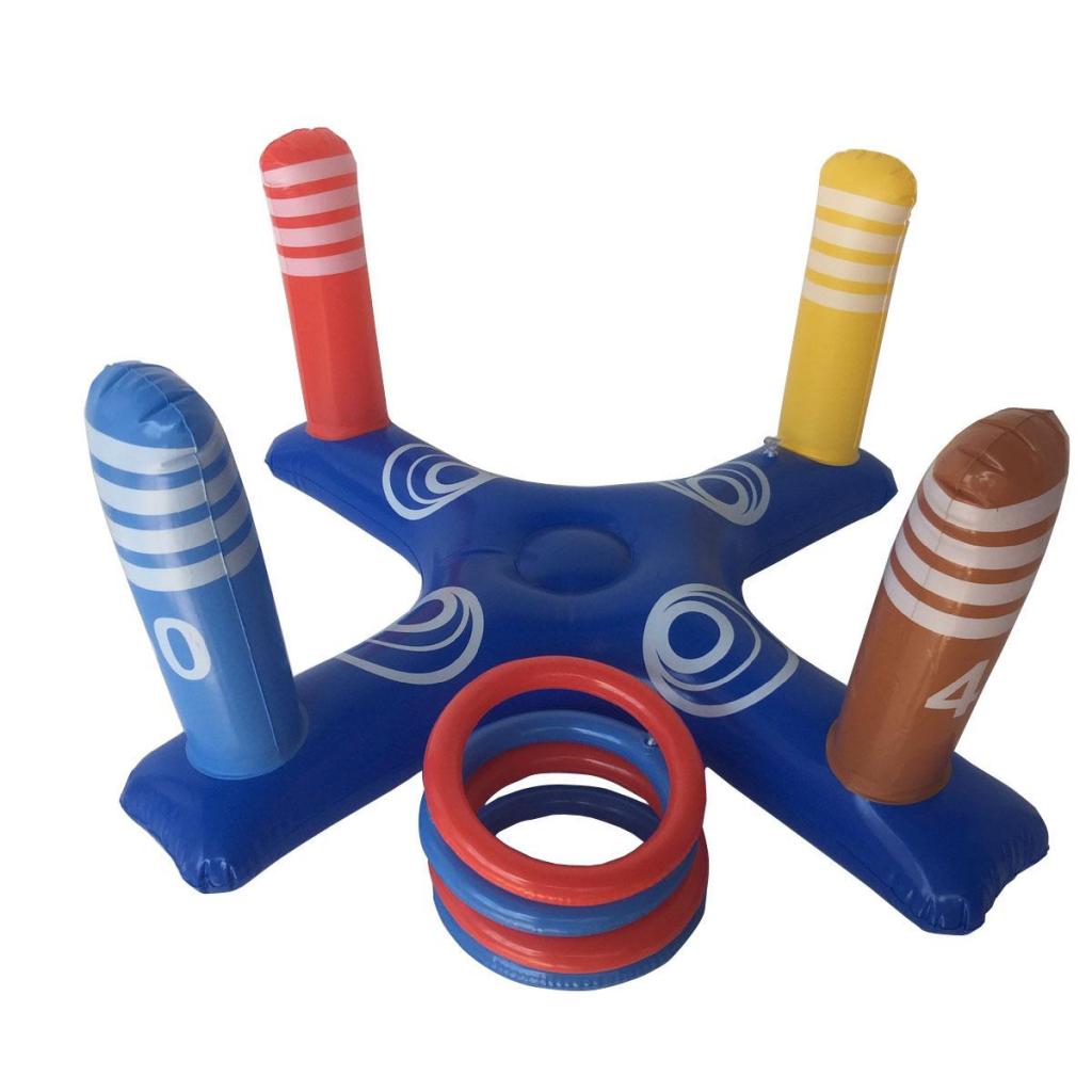 Outdoor Yard Hoop Ring Toss Quoits Toy Pool Game Children Boys Girl Gift