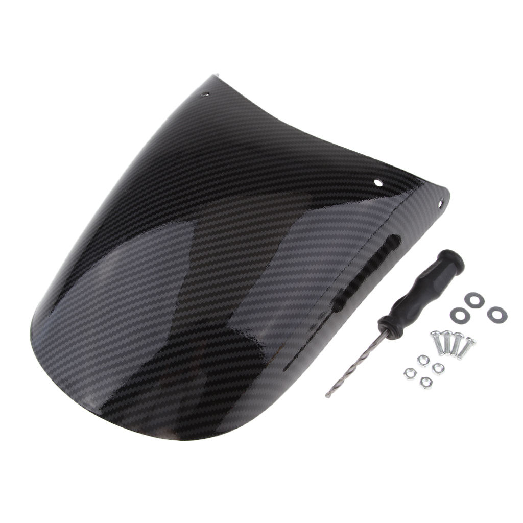 Carbon Fiber Motorcycle Front Fender Mudguard Extension Extender Type 4 Front Fender Extender Mudguard Extension