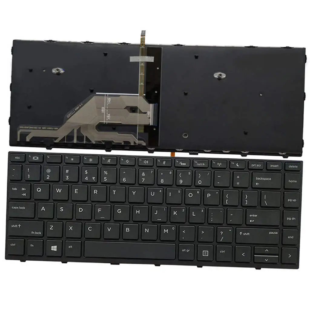 Laptop US English Keyboard W/ Backlit Replacement for HP ProBook 430 G5 445 G5 440 G5