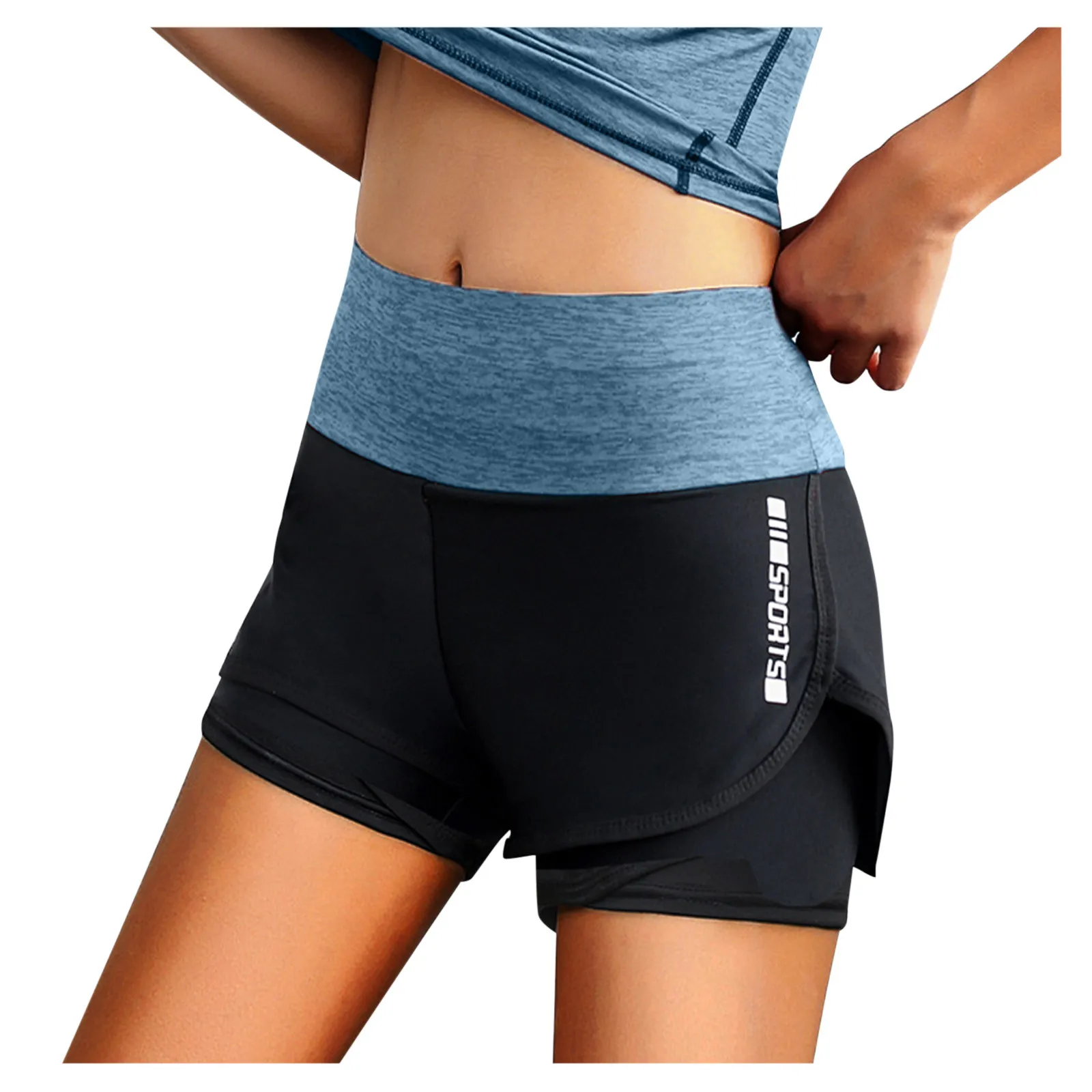Women Casual Stretch Strethcy Patchwork Sport Short Pants Clothes Breathable Running Sportswear Fitness Clothing Dropshipping leather shorts