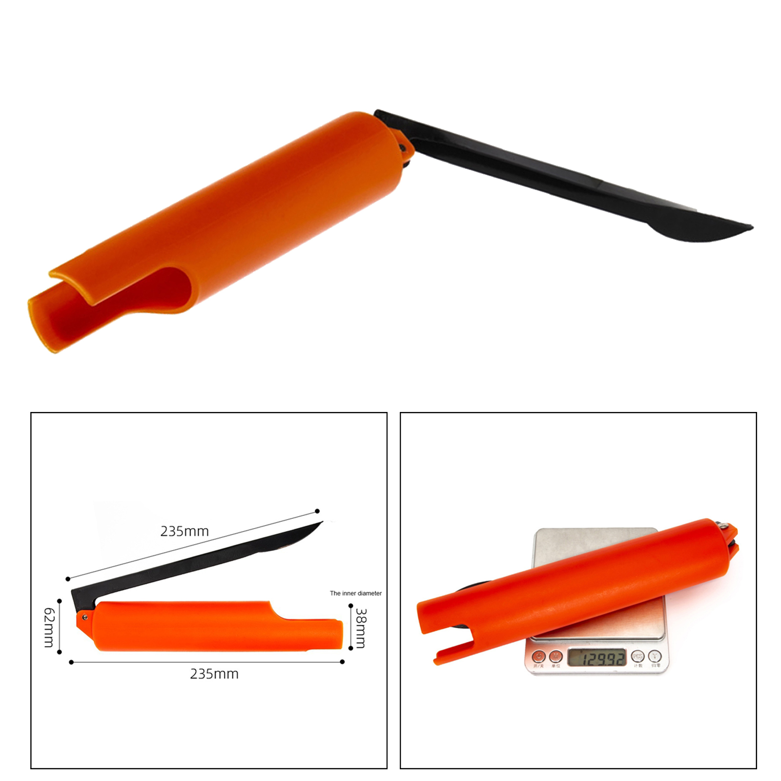 Large Foldable Fishing Rod Pole Holder Ground Support Stand Pole Stand