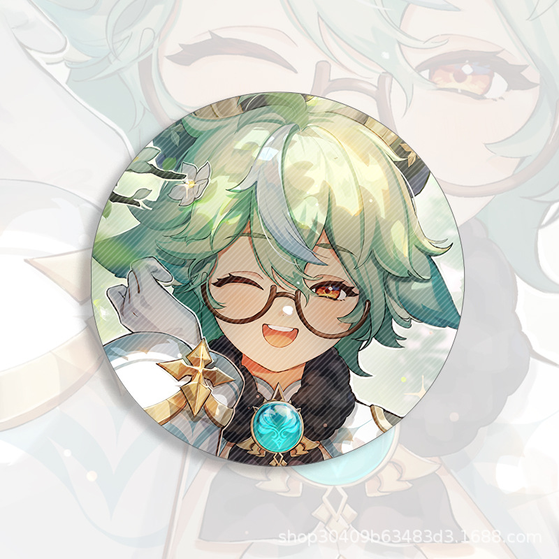 58mm Game Genshin Impact Brooch Pin Xiao Kaedehara Ayaka Baal Raiden Shogun Cosplay Badge Accessories For Clothes Backpack Gift 58mm Game Genshin Impact Brooch Pin Xiao Kaedehara Ayaka Baal Raiden Shogun Cosplay Badge Accessories For Clothes Backpack Gift