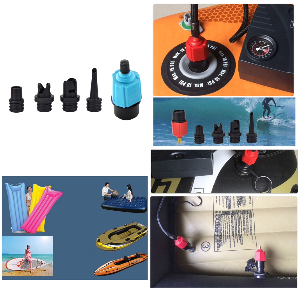 Pump Adapter for Inflatable Boat Air Pump Valve Adapter for Inflatable Mattress for Kayak Accessories Converter Connet