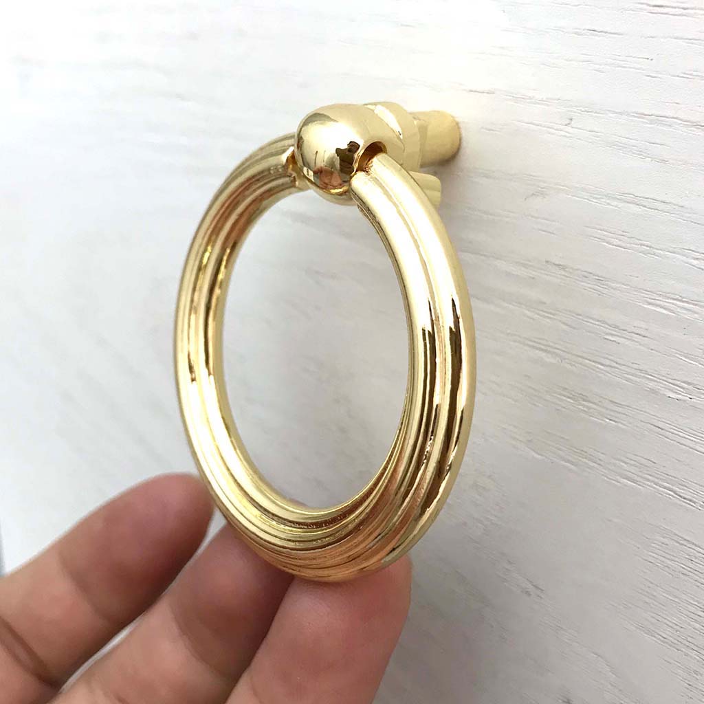 Pulls for Dresser Drawer Ring Pulls Furniture Hardware Brushed Gold Wardrobe Door Handles