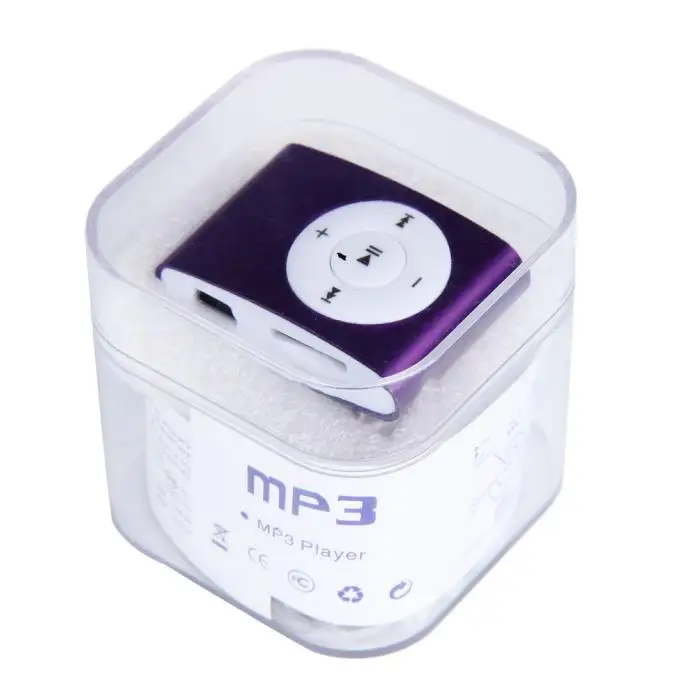 Stylish USB Mini MP3 Player Support 32GB Micro SD TF Card With headphone Slick MP3 Music Media Player 3.5mm stereo Jack 2021 mp3 music player