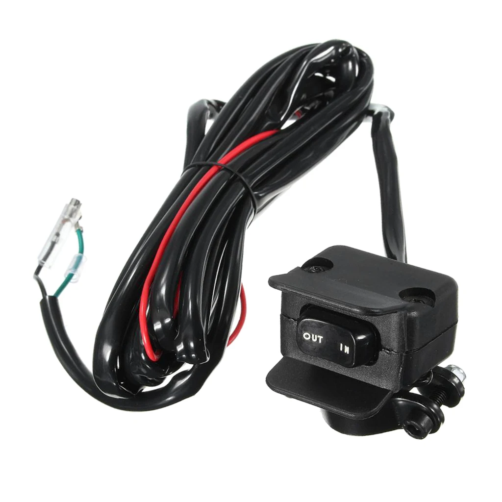High Quality 3 Meters 12V Winch Rocker Switch Control Line  Kit  Full Sealed Long Life Service