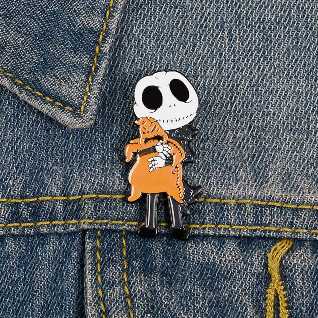 Novelty Cute Halloween Brooch Pins Lapel Pins for Clothes Bags Party Decor