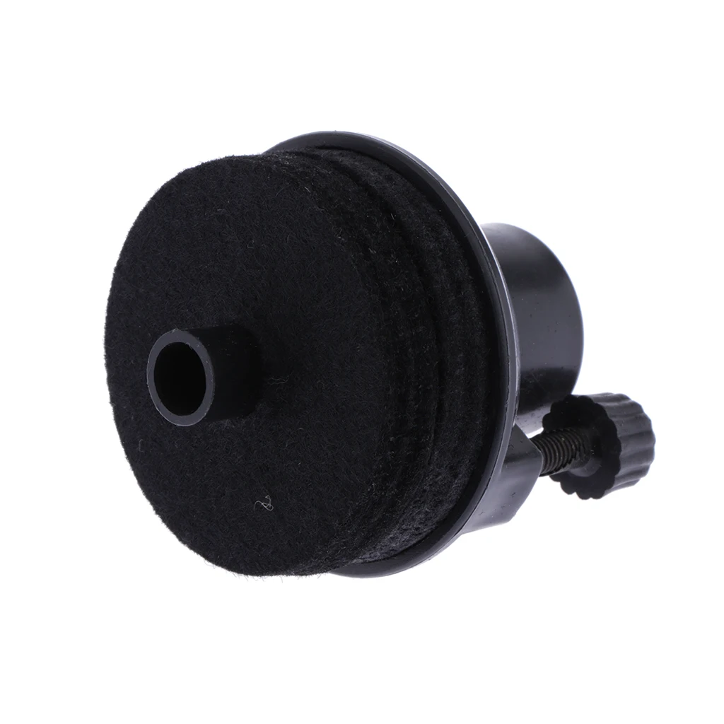 Plastic Hi-Hat Cymbal Seat with Felt for 22mm Hi-Hat Stands Parts - Black