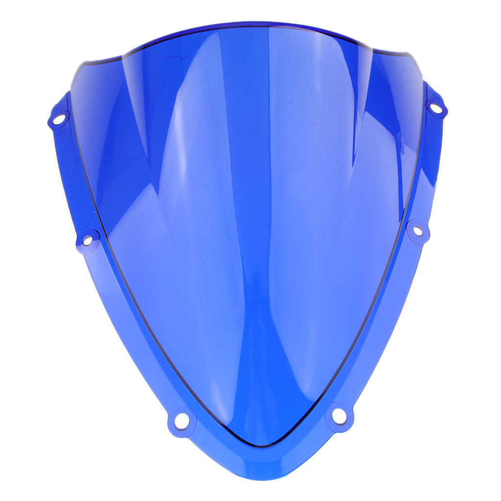 Blue Plastic Motorcycle Windscreen Windshield for Suzuki GSXR600 GSXR750 2008 2009 2010
