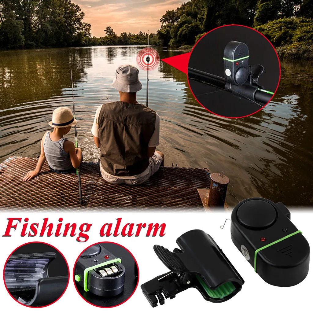 Including Battery Gracefulvara Waterproof LED Light Bite Fishing Electronic Alarm Bite Alert 