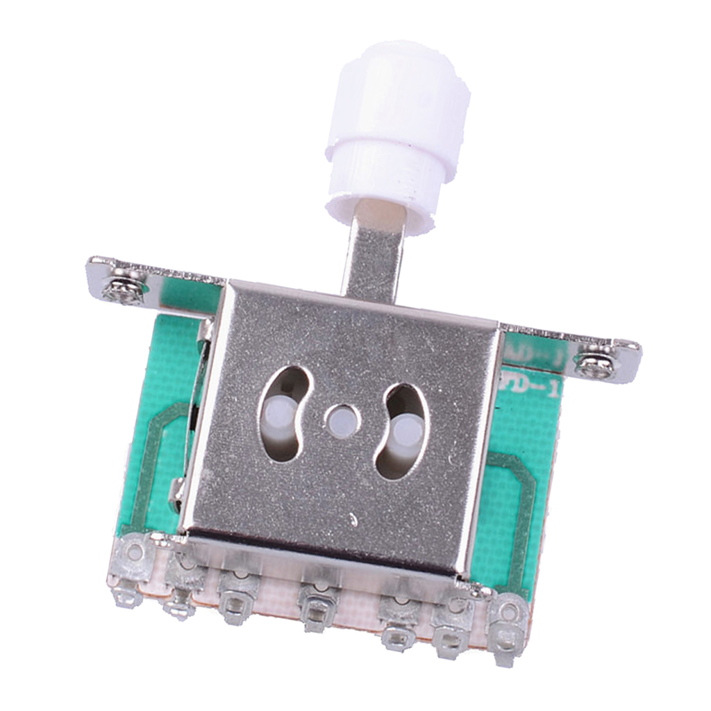 Electric Guitar 5 Way Pickup Selector Toggle Switch with Tip Knob for ST Squier SQ Guitar Parts