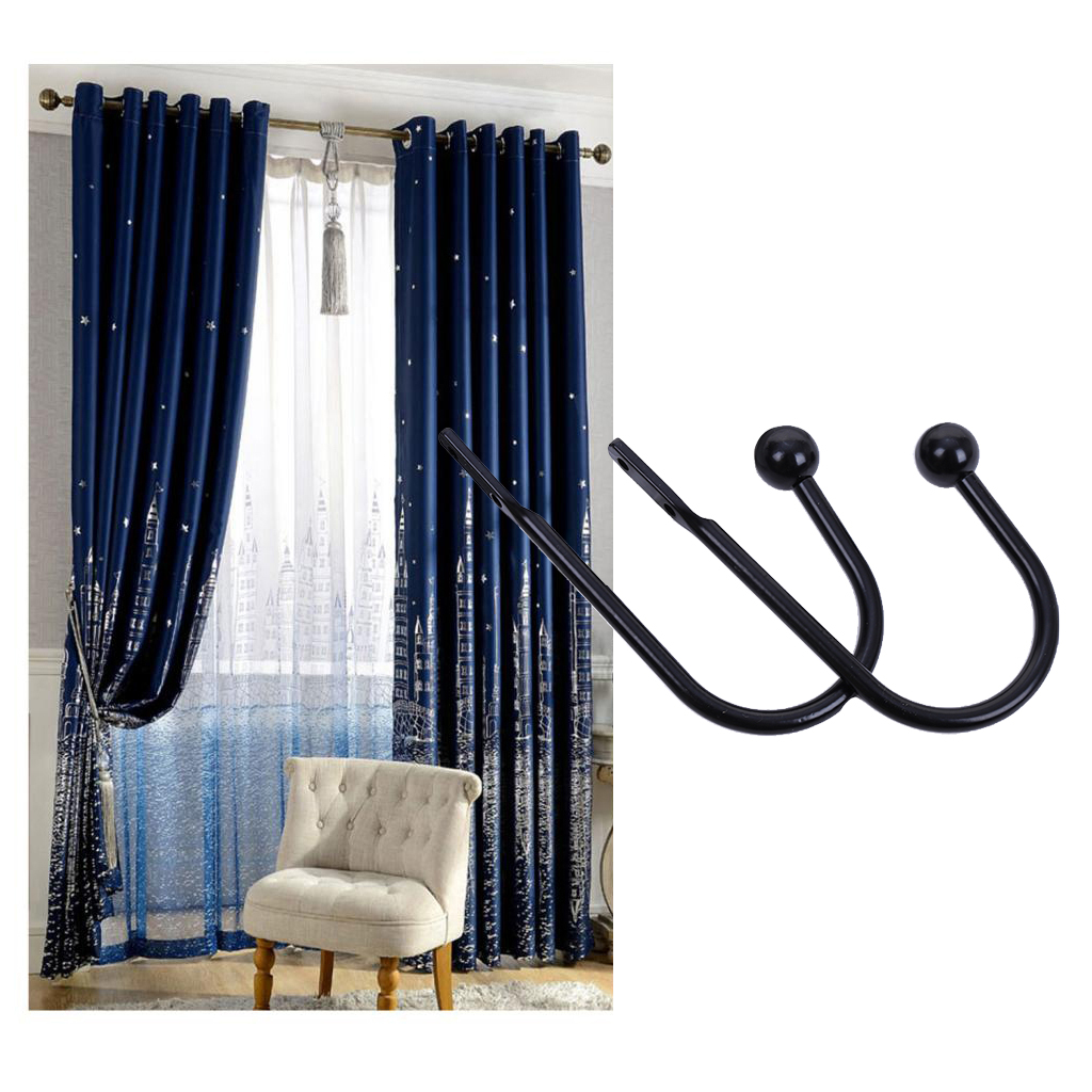 Pairs Curtain Holdback For Draperies Decorative Ball End Window Curtain Holdback