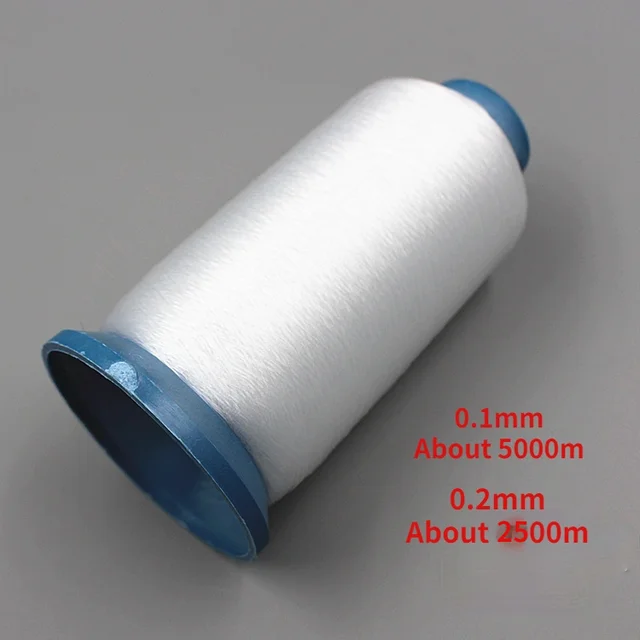 0.15mm Clear Fishing Wire Nylon Non Stretch Beading Transparent Cord  Invisible