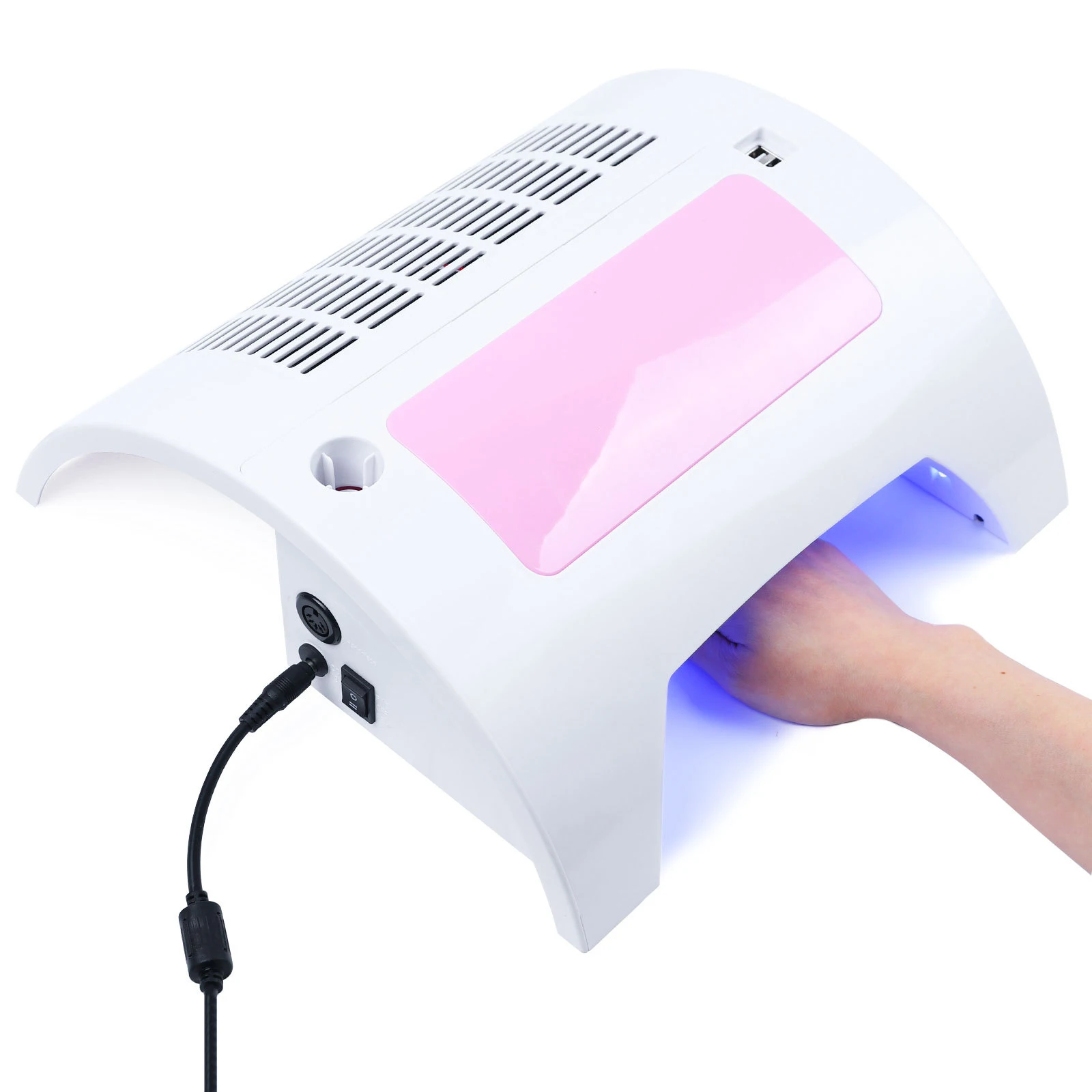 Auto-Sensing Electric Art Nail Lamp with Polishing Pen Illumination Lights Nail Dryer Manicure Supplies