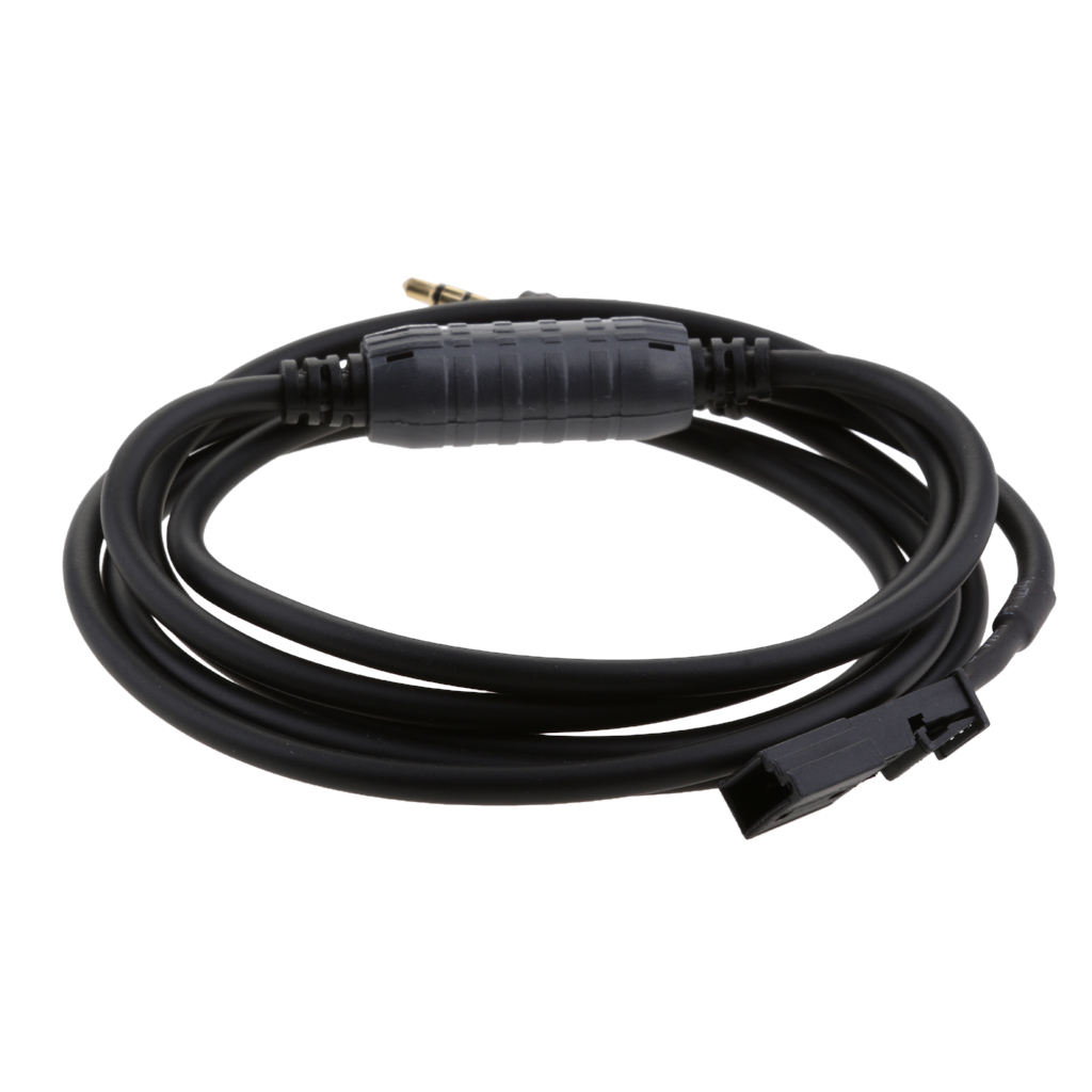 3.5mm Male MP3 AUX Audio In Adapter Cable for BMW E39 E46 E53 X5 M5 M3 320i 320ci 320cic 323i 323ci 323cic 325i 325ci