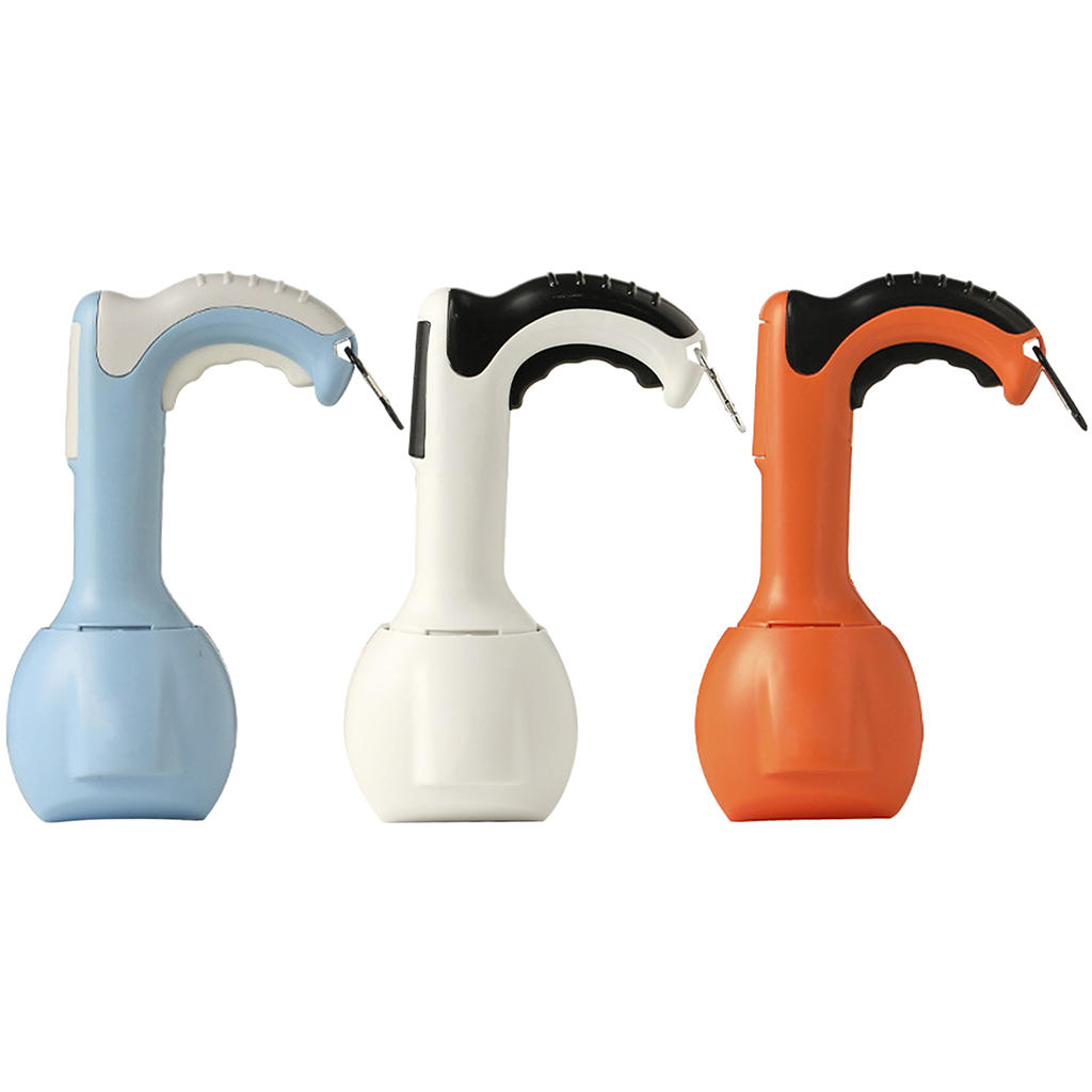 Pet Pooper Scooper Durable Toothed-Shape Supplies for Lawn Outside Asphalt Pavement Caty