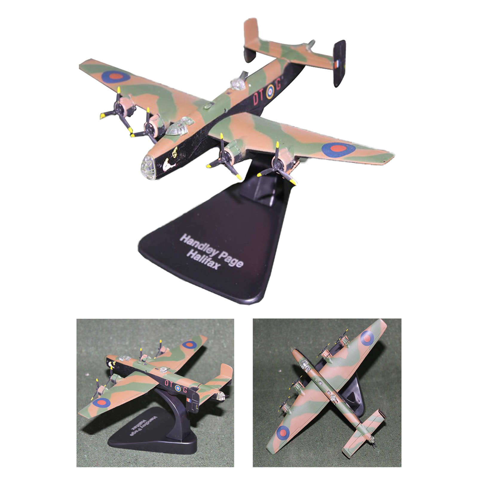 1/144 Handley Page Halifax Airplane Model Fighter for Boys Toys Decorations