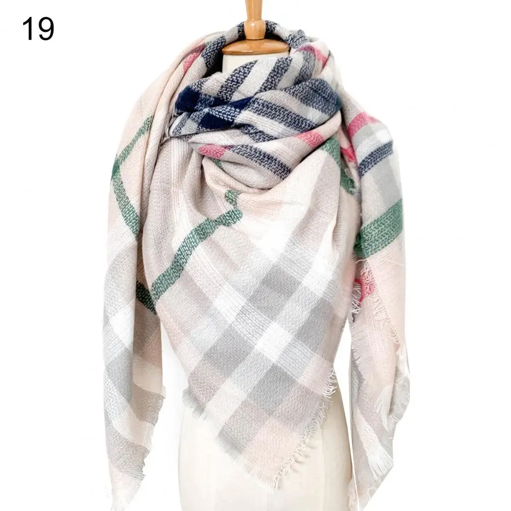 Multi-color  Stylish Multi-function Long Warm Shawl Comfortable Scarf Wrap Washable   for Gift mens infinity scarf