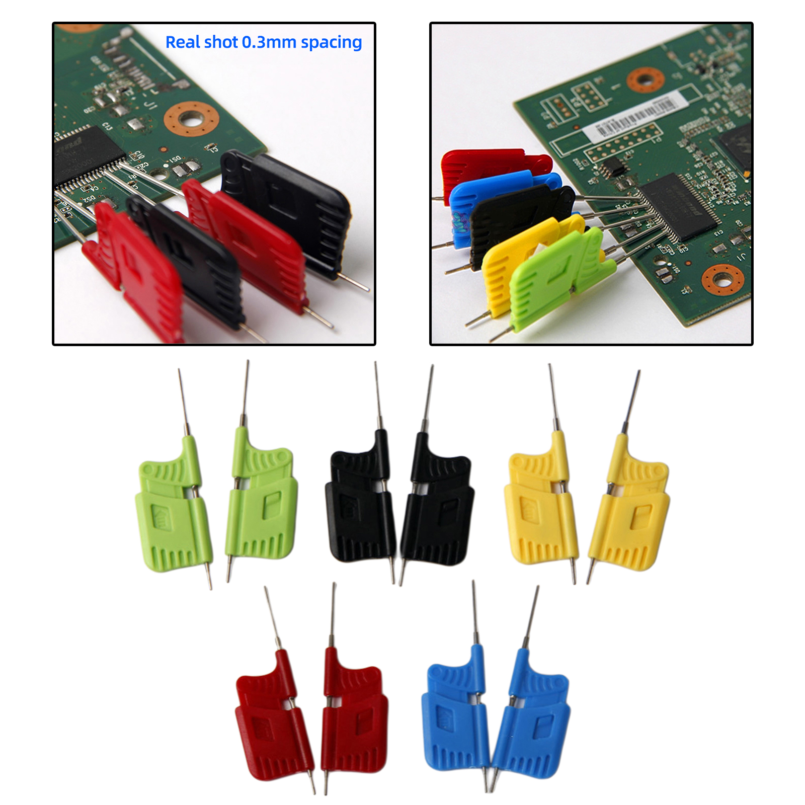 SDK08 Test Clip Ultra Small Clip Micro IC Clamp TSOP MSOP QFP TQFP LQFP SMD IC Test Chip Mini Chips Adapters Socket