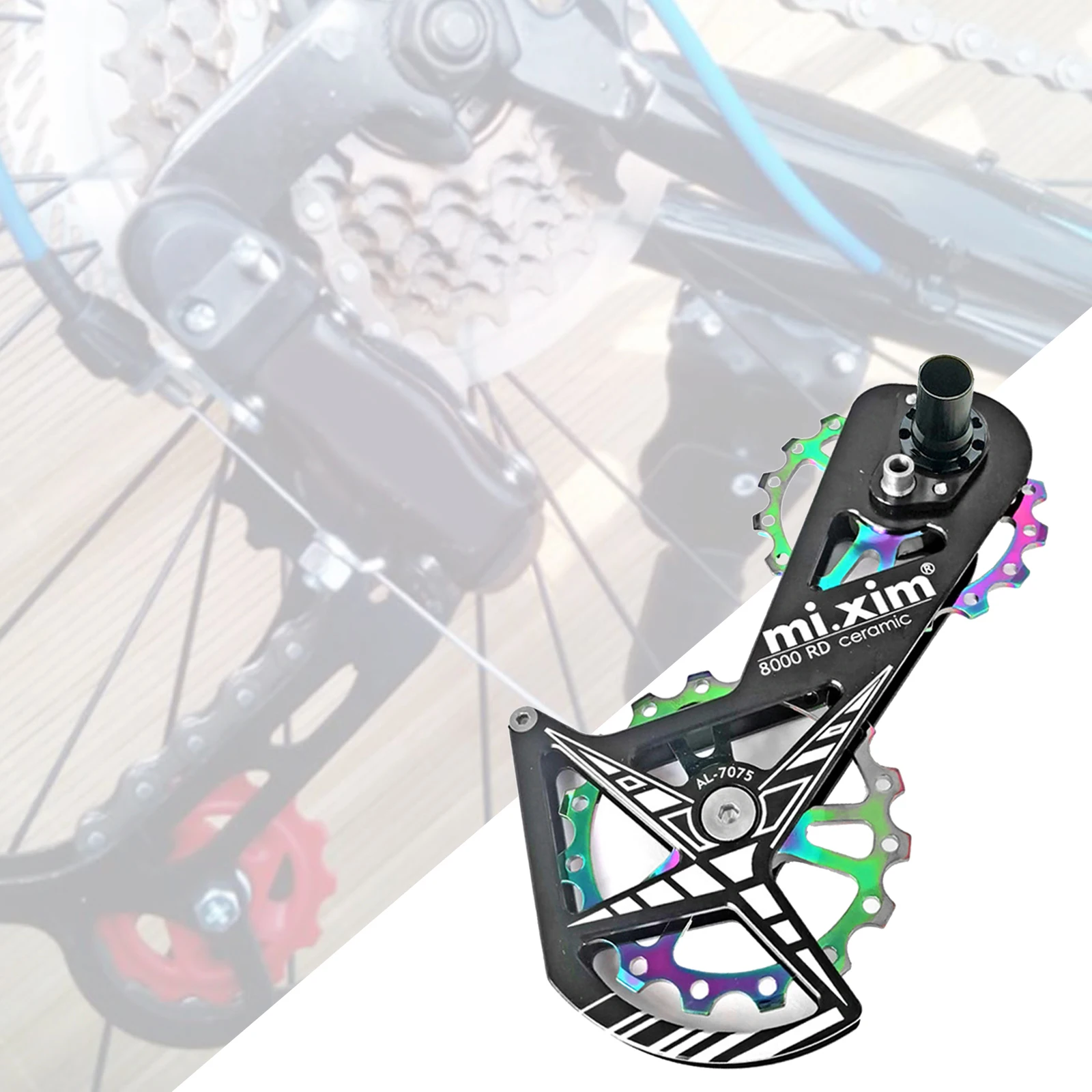 Ultralight Bike Rear Derailleur Pulley Cage Guide Transmission Gear 16T