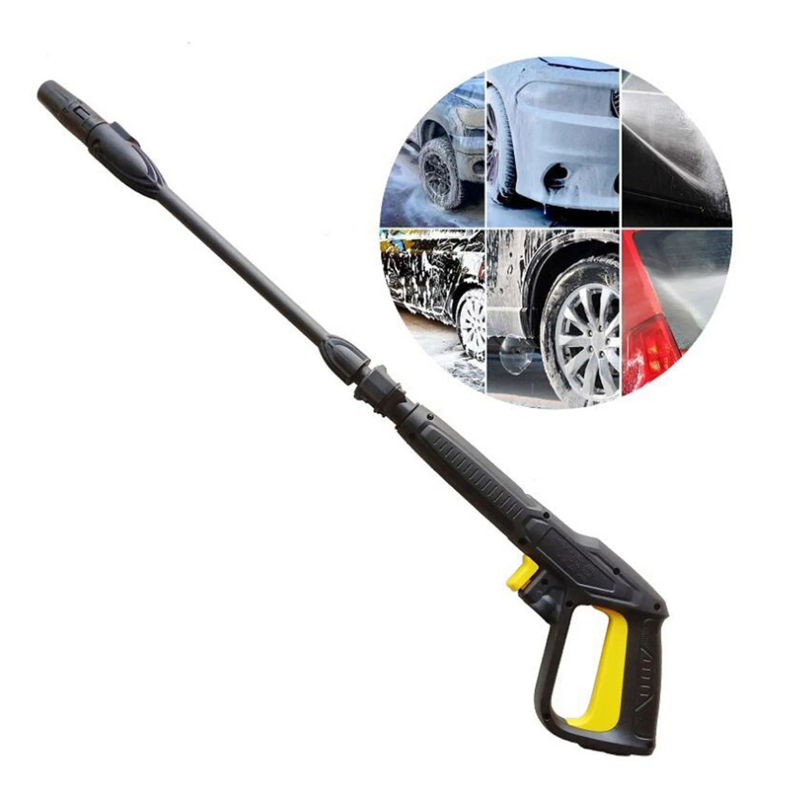 Replacement Pressure Washer Gun 2175 PSI with Extension Wand Nozzles for Karcher K-series Garden Watering Roof Cleaning