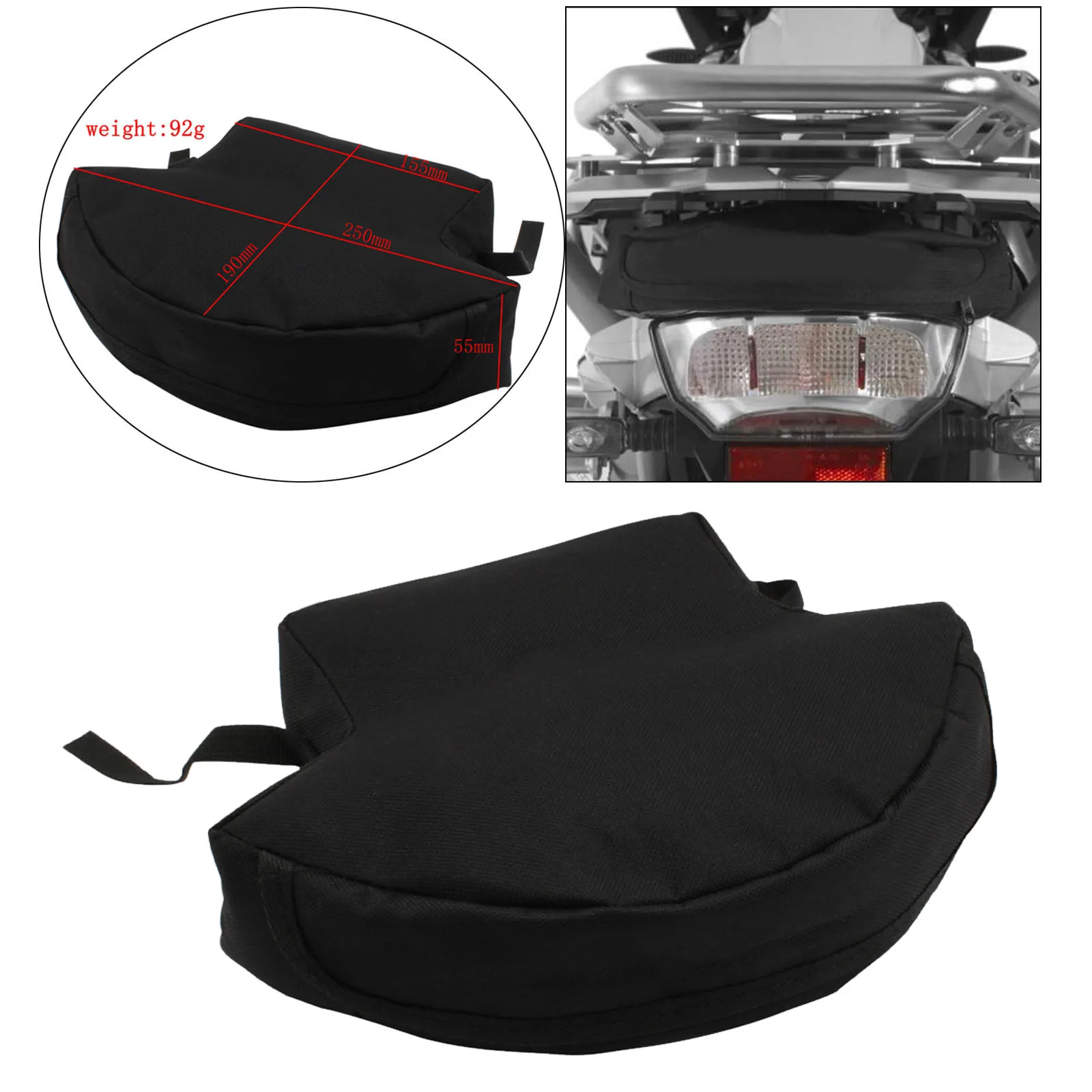 Motorcycle Gap Tool Storage Bag Seat Tail Bag for BMW R1250GS R1200GS F850GS F750GS 2013-